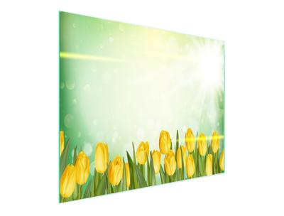 SZKLANA DESKA DO KROJENIA 52x30 TULIPANY