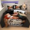 Custom Textile Harley Quinn Bedding 3 Piece Set HD Print Duvet Cover Pillowcases for Teens Adult Bedroom Decoration