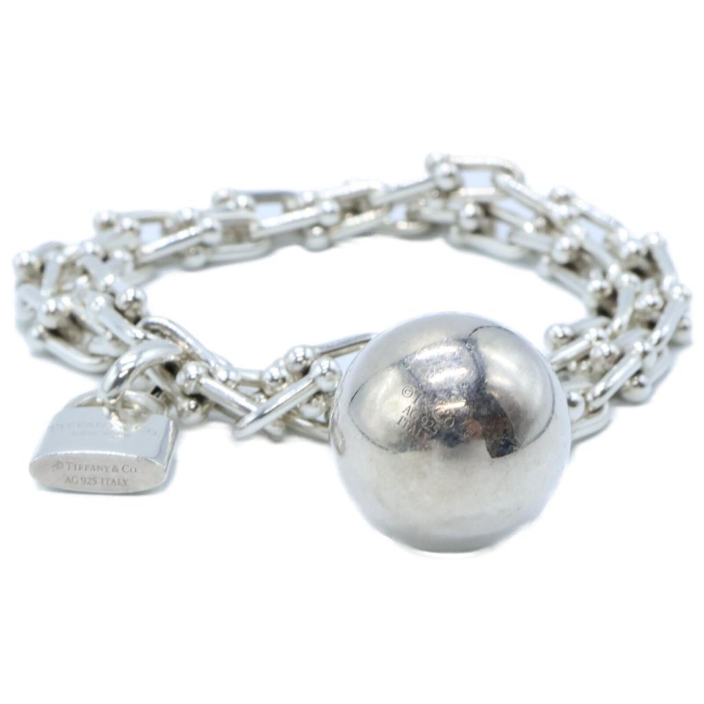 TIFFANY&Co. Ag925 hardware wrap Bracelet SilverUsed