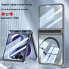 Samsung Z Flip 8 Case: Transparent, Magnetic, Wireless Charging, Soft Airbag Design, Solid Color.