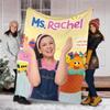 1pc Ms Rachel3 Theme Blanket - Digital Print, Polyester, Cozy for All Seasons, Perfect for Outdoor, Camping, and Travel