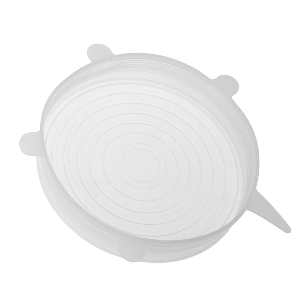 Capac extensibil din silicon Capac reutilizabil din silicon Păstrați alimentele proaspete Capace de etanșare din silicon premium pentru ambalaj alimentar Capac oală pentru depozitarea alimentelor