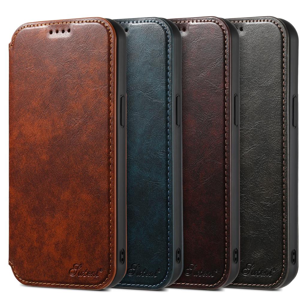 Wireless Charging Leather Wallet Cards Solt Case for IPhone 14 Pro Max 14Plus 15 13 12 for Magsafe Kickstand Magnetic Bag Cover