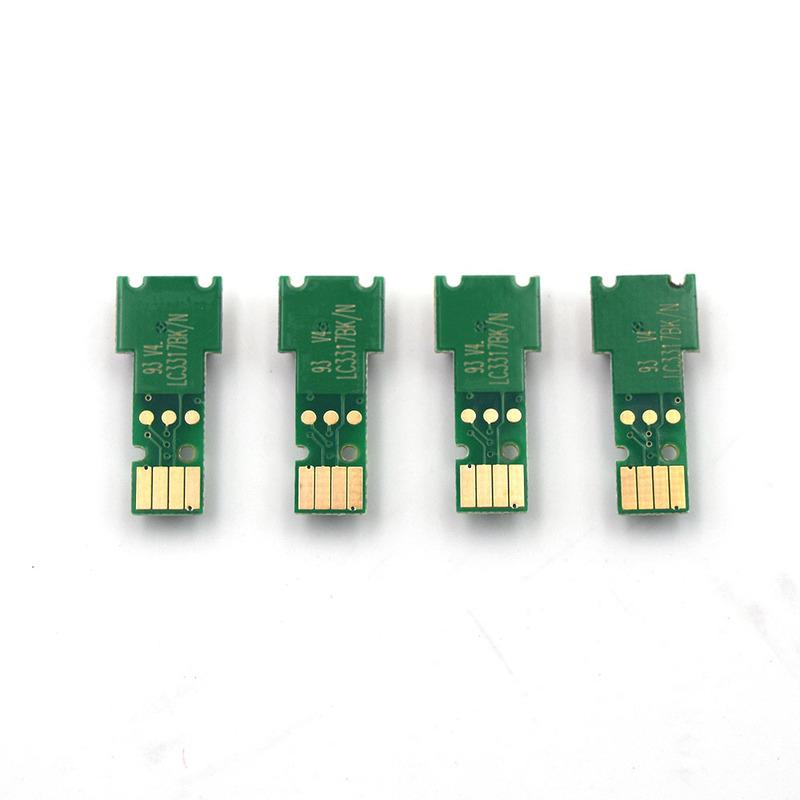Customized LC3011 LC3013 LC3017 LC3019 LC3029 Cartridge Ink Chip For Brother MFC-J5830 J6535 J5930 J6935 J5330 J6530 Printers