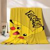 Anime Pokemon Flannel Fluffy Soft Blanket Pikachu Home Sofa Lunch Break,Throw Blanket For Kids Student Bed Blanket Nap Cover
