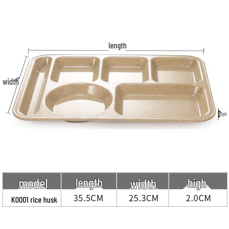 Melamine Divided Fast Food Plate