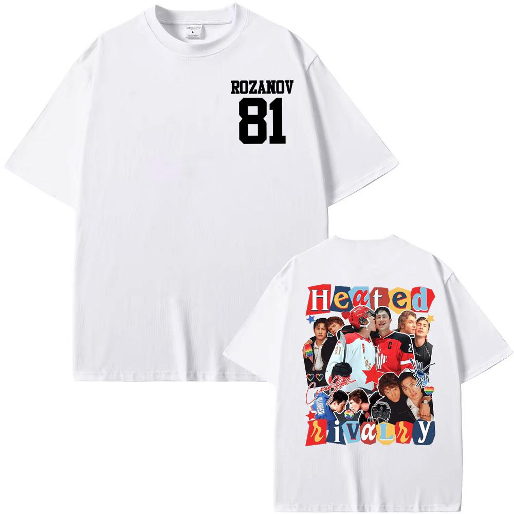 TV Heated Rivalry Hollander Ilya Rozanov Tshirts Men Women Oversized Vintage Tshirt Fashion High Quality Summer Cotton T Shirts