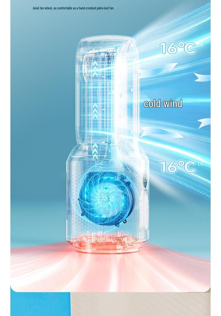 F8 Bladeless Fan & Bluetooth Speaker with Desk Lamp, USB Charging, Oscillation, Creative Design, Digital Display - 2026 Model for Home Use