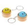 Portachiavi Spremibili Mini Panini al Vapore Carini Kawaii con Design Morbido Anti-Stress Perfetti per Decorazione Zaino Gadget per Feste Regali per Bambini