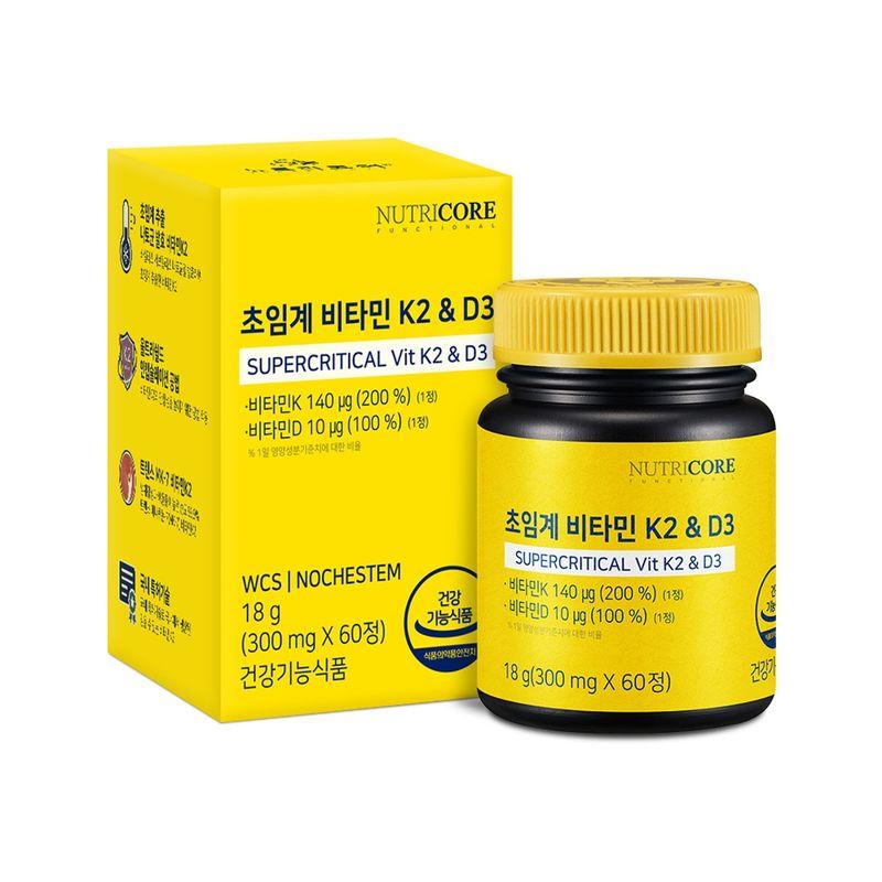 Nutricore Vitamin K2 & D3 60cp