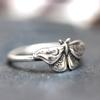 Celestial Moth Ring Celestial Jewelry Moon Moth Ring Witch Ring Witch Jewelry Silver Color Moth Jewelry Mystic Moth Ring