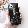 For Samsung Galaxy A22 A22s A12 F12 M12 F42 Phone Case Chinese Dragon Cute Cat Cartoon Pattern Casing Soft Clear Silicone Cover
