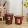 Kung Fu Tea Set Accessory: Tea Dregs Drainage Bucket and Tea Tray Waste Container for Tea Ceremony