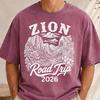 Zion Road Trip 2026 Shirt, Zion National Park T-Shirt, Utah Road Trip Tee, Personalized Zion Vacation Shirt, National Park Travel Tee