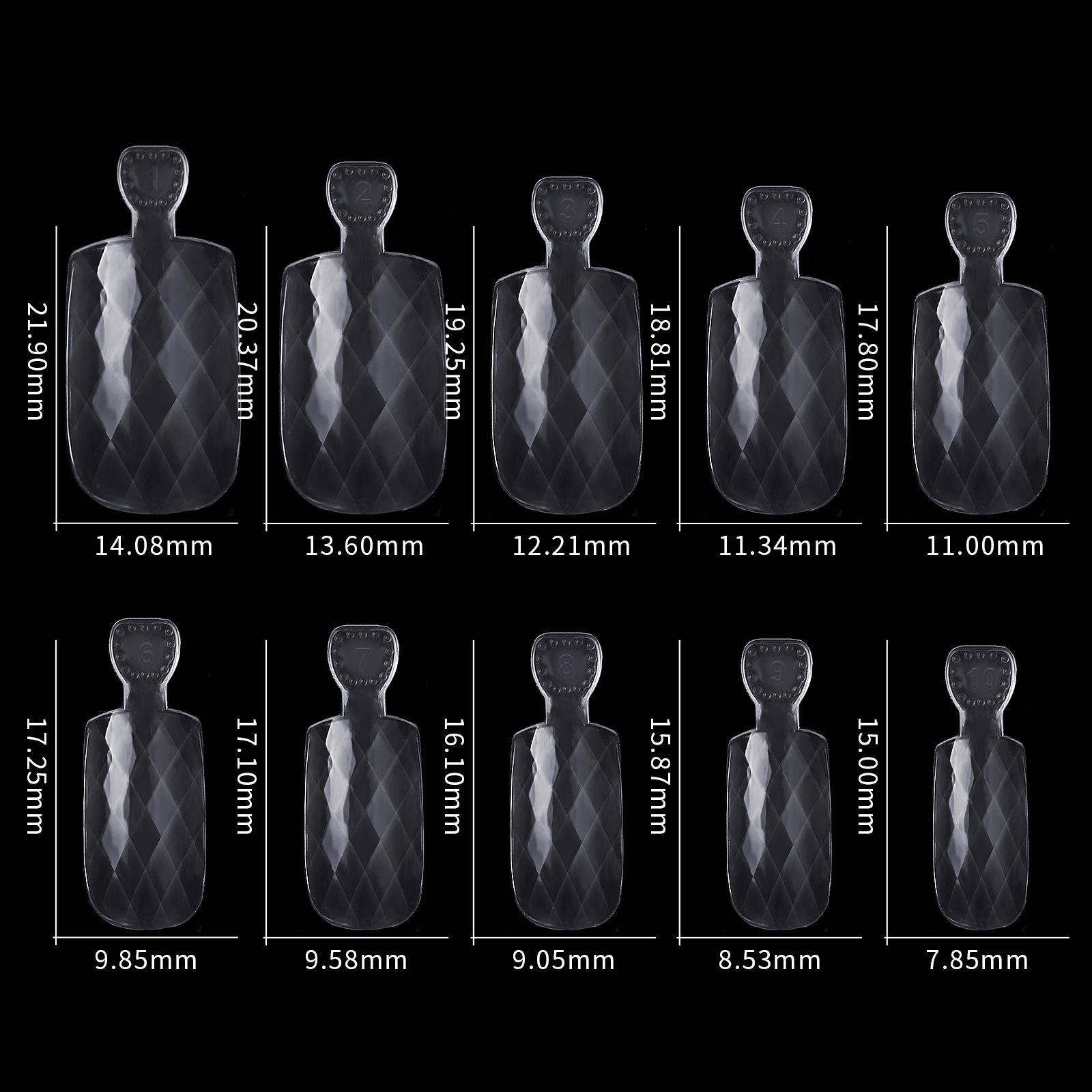 

Нейл-арт ромб полная наклейка на ноготь ромб полная наклейка на ноготь натуральный цвет искусственный ноготь практика сумка для ногтей
