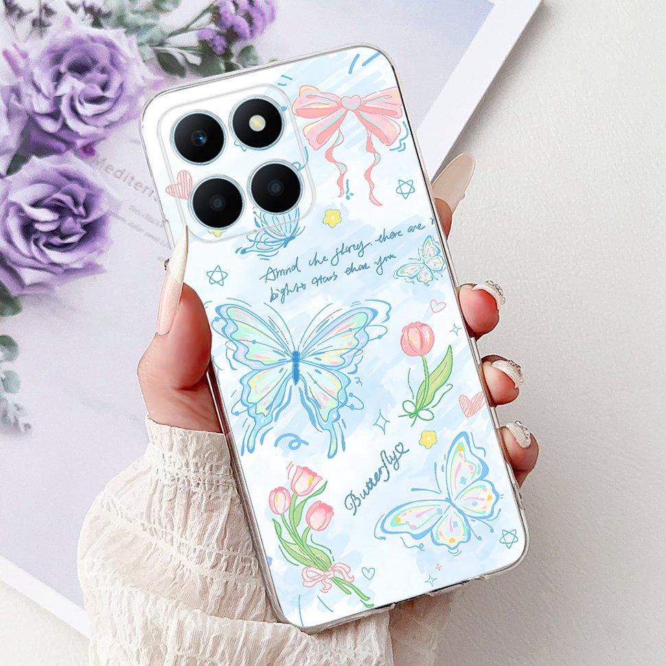 For Huawei Honor X6a Case Cute Animals Soft Silicone Phone Cases For Honor X 6A 6B X6a X6b HonorX6a Cover Ultra-thin TPU Housing