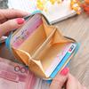 Durable Bow Cosmetic Bag Portable Solid Color Coin Purse Zipper Sanitary Napkins Organizer