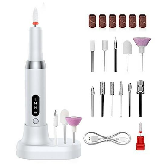 Portable Electric Nail Care Grinder - Wireless Nail Polishing Pen