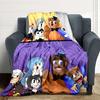 1Pc Fnaf Horror Night Poster Blanket For Couch Bed Plush Cozy Fuzzy Blanket Super Soft Warm Blankets For Fall And Winter 0918219