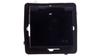 Sonata Splashproof Socket Z/U Schuko Ip44 Transparent Flap Black Metallic Gph-1Rs//33/D