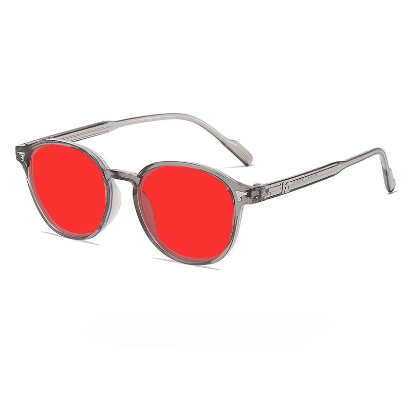 

Unisex Night Vision Anti Blue Light Glasses New Vintage Blue Blocking Light Eyeglasses with Orange or Red Lenses Eye Protection