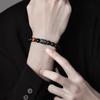 1PC 12 Zodiac Signs for Friends Lovers Stone Beaded Bracelet with Polished Natural Stone Adjustable Couples Friendship Minimalist
