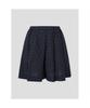 Binpolleidiseu [Hunter] Small Tartan Check Skirt-Like Shorts Navy (Bf6625K02R)