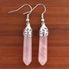 Lady's Hexagonal Prism Charm Hook Earrings Beauty Fashion Decor