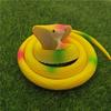 Children's Soft Rubber Toy - Large Green Fake Snake Prank Model