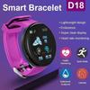 D18 Waterproof Color Round Screen Smart Bracelet Heart Rate Blood Pressure Sleep Monitor Walking Exercise Fitness Smart Watch