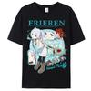 Frieren Cotton T-Shirt Beyond Journey's Gifts Shirt All Sizes End Fern Stark Girl Anime