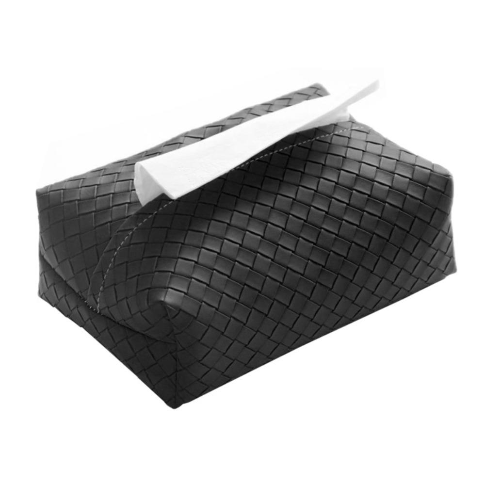 

High-end Tissue Paper Case Light Luxury Napkin Storage Box Facial Tissue Dispenser for Home чёрный