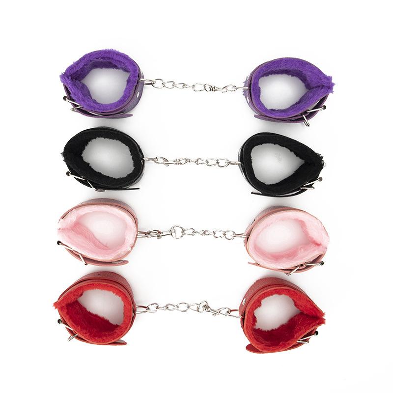 PU Leather Handcuffs Sex Bondage Restraints Wrist Hand Cuffs Product,Adult Game Toys for Women Men Products Bdsm