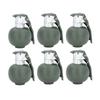 6PCS Kids Hand Grenades Toy with   Sound Light Effect Role Playing Props Fake Grenade Toy