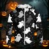 Men's Casual Raglan Sleeve Hooded Long Sleeve Sun Protection Jacket Halloween Print Lightweight Outdoor Zip Up Hoodie