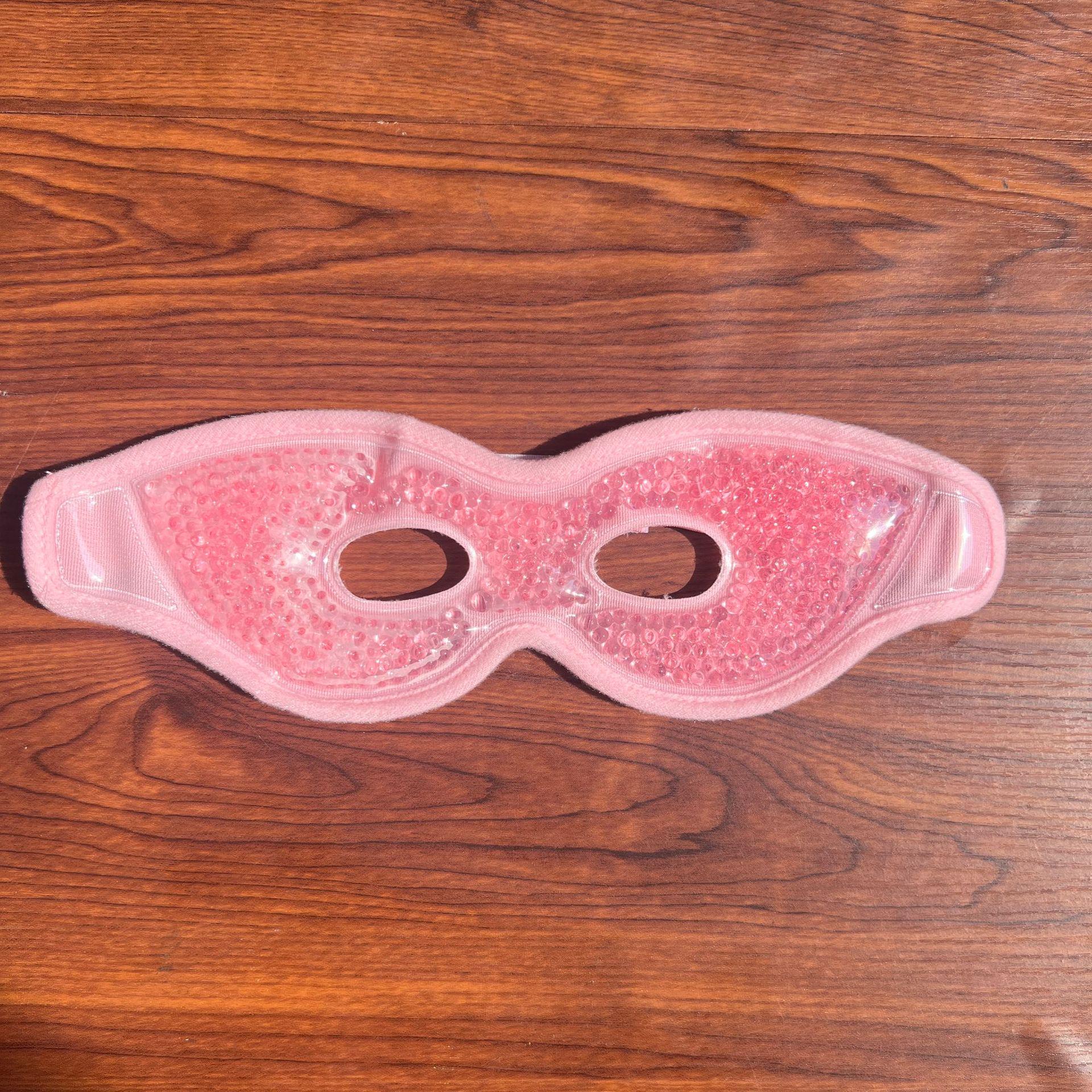 

Dual-Use Gel Ice Pack Eye Mask for Hot/Cold Therapy and Travel Sleep. розовый