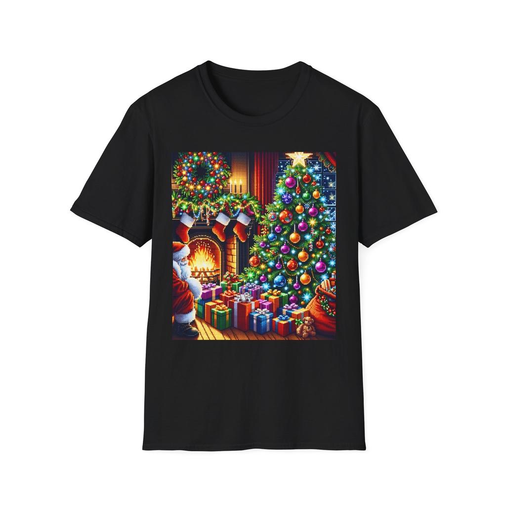 Cozy Christmas Unisex Softstyle T-Shirt, Holiday Gift Tee, Festive Apparel,