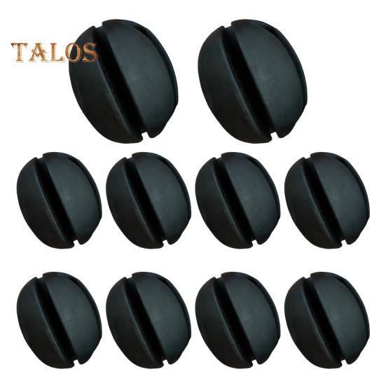 

10 шт. фиксированный шар для удочки 4/5/7/8/9 мм 5 отверстий устойчивый к царапинам многоразовый держатель для удочки протектор зажим крепежные инструменты рыболовные принадлежности чёрный