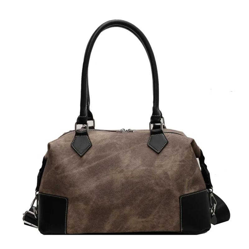 Herbst und Winter Retro Damen Schultertasche Heißer Verkauf Hohe Qualität Große Kapazität Lässig Vielseitig Damen Umhängetasche