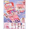 Kids Makeup Toy Set Girls Age 4-6 Non-Toxic Cosmetic Play Kit Princess Beauty Box With Nail Polish Accessories