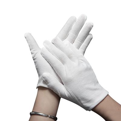 White Cotton Gloves Etiquette Working Glove Coin Archival Cleaning Inspection Glove White Gloves