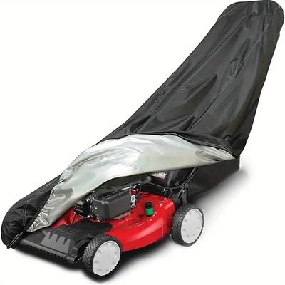 Heavy Duty Lawn Mower Cover  - Durable 210D Oxford Cloth Outdoor Garden Equipment Cover for Snow Blowers and Lawn Mowers,