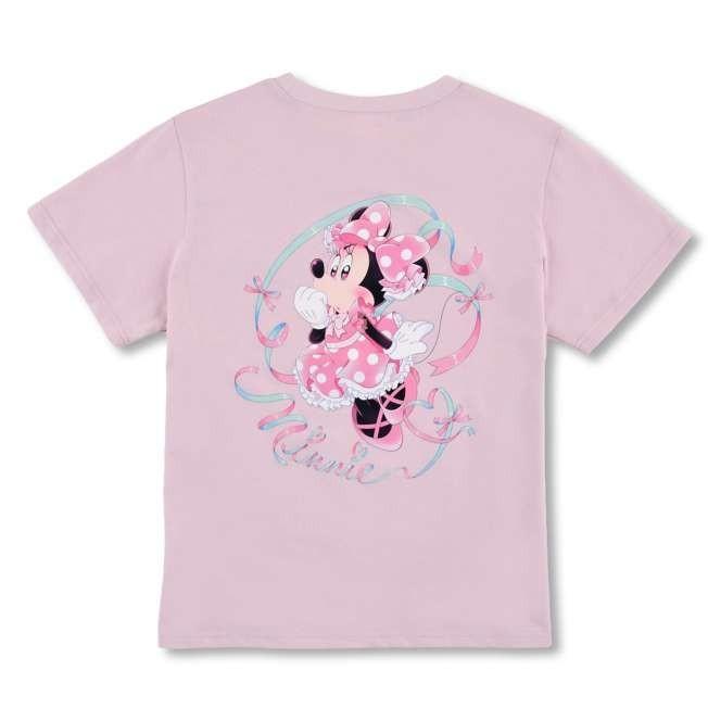 Japan Tokyo Disney Store Minnie Mouse Short Sleeve T-Shirt Pink DAY 2026