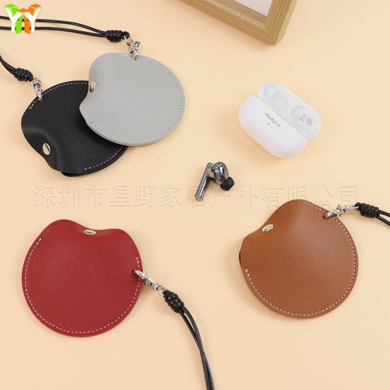 Wireless Bluetooth Headset Bag Going Out Cycling Neck Earphone Storage Bag Portable Lanyard Small Bag