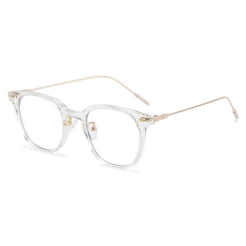 for Women Men Anti Blue Rays Oval Myopic Eyeglasses 1.56 Single Myopic Lens Prescription Lens Spectacles Diopter 0 -0.5 -0.75 To -6.0