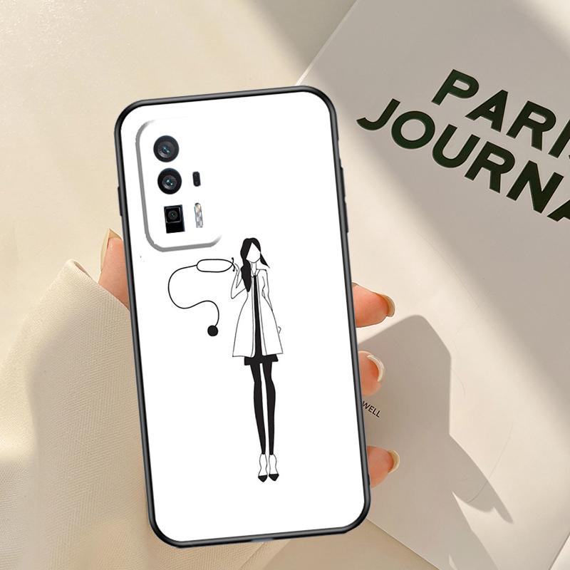 Medical Doctor Nurse Case For Xiaomi 14 15 Ultra 13T 14T 15T 17 Pro Max POCO X7 X5 X6 Pro F5 F6 F7 F8 Pro Coque