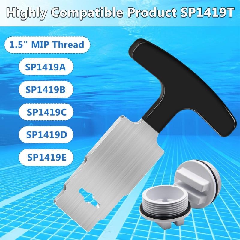 Pool Return Jet Removal Tool with Ergonomic Handle Suitable for Quick Eyeball Nozzle Disassembly Effortless Maintenance