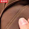 Hengyuanxiang Men's Summer Breathable Silk Blend Polo Shirt