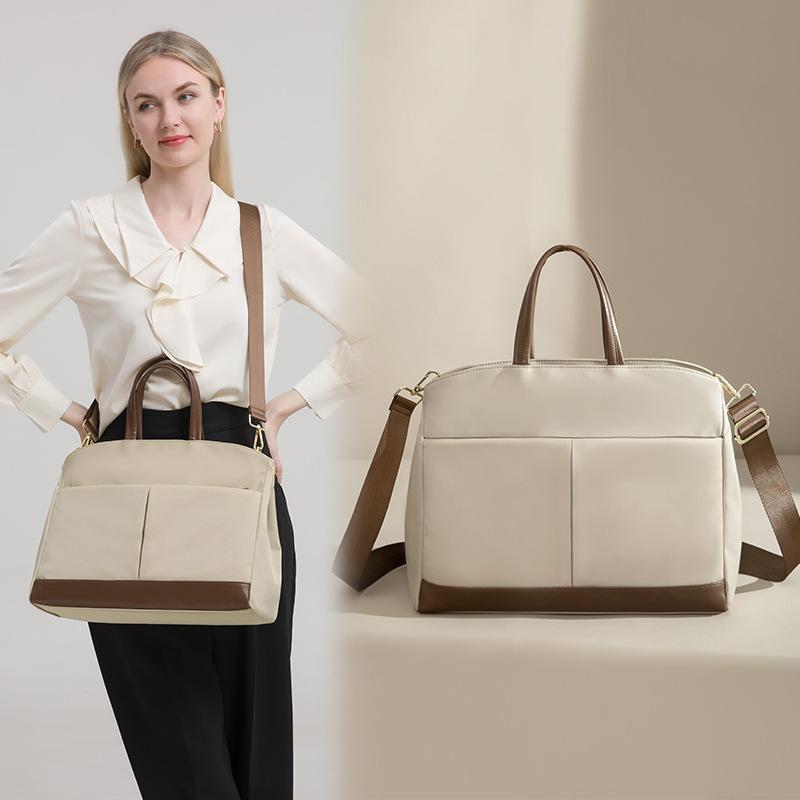 Laptop Bag for Women Oxford Large Capacity Single Shoulder Crossbody Bag Business Fashion Women's Bag Lightweight Hand Tote Bag