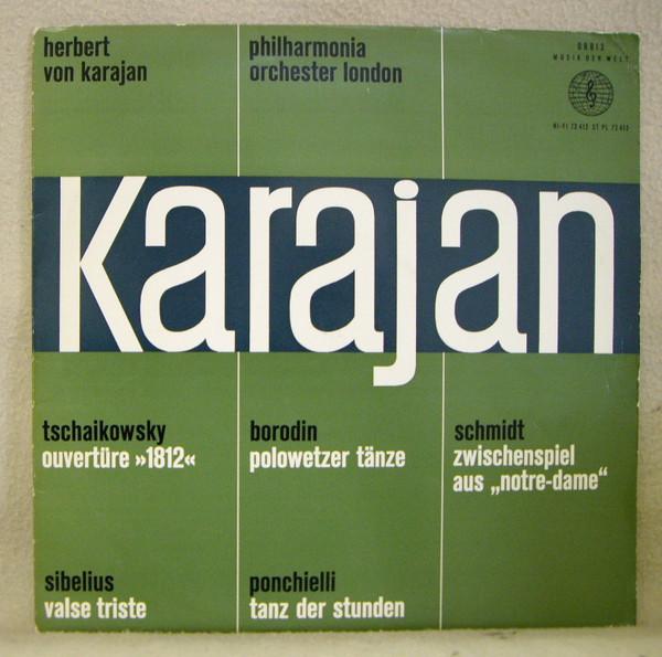 

LP Record PYOTR ILYICH TCHAIKOVSKY JEAN SIBE Karajan 72412 Orbis 1965 Germany Classical Used